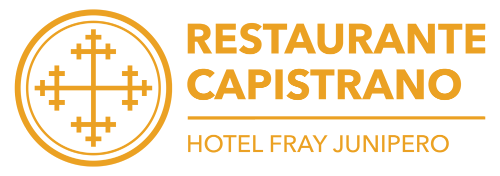 logo del restaurante capistrano en hotel fray junipero