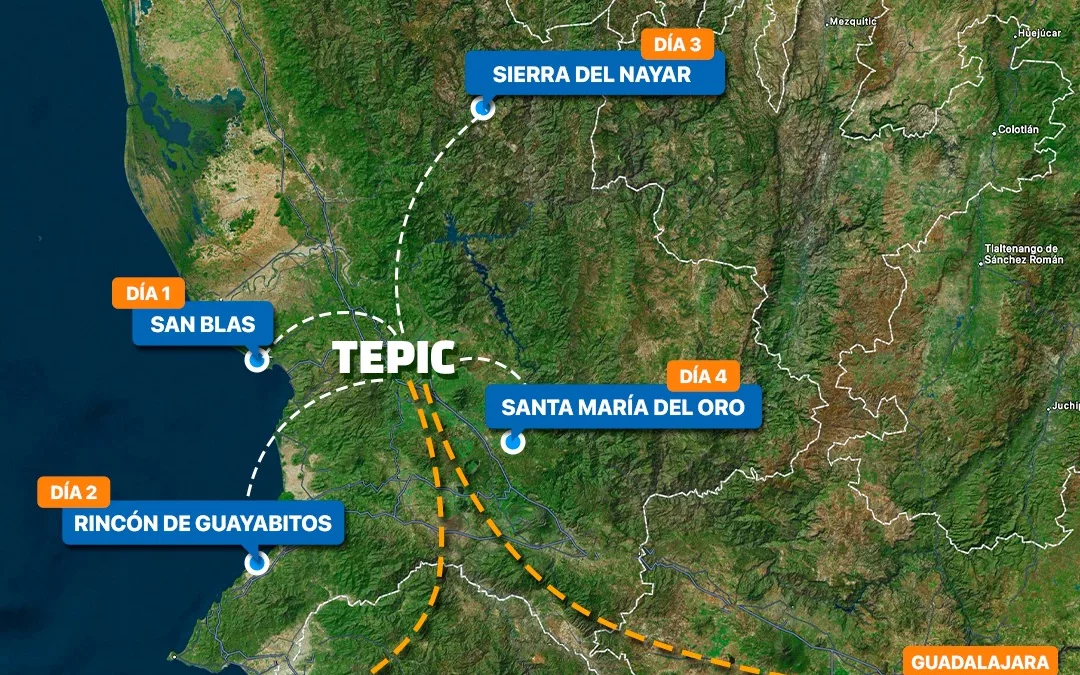 Conoce el tour «Mi Lindo Nayarit» de Nayarit Adventures de 4 días y 3 noches